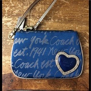 Coach small wristlet